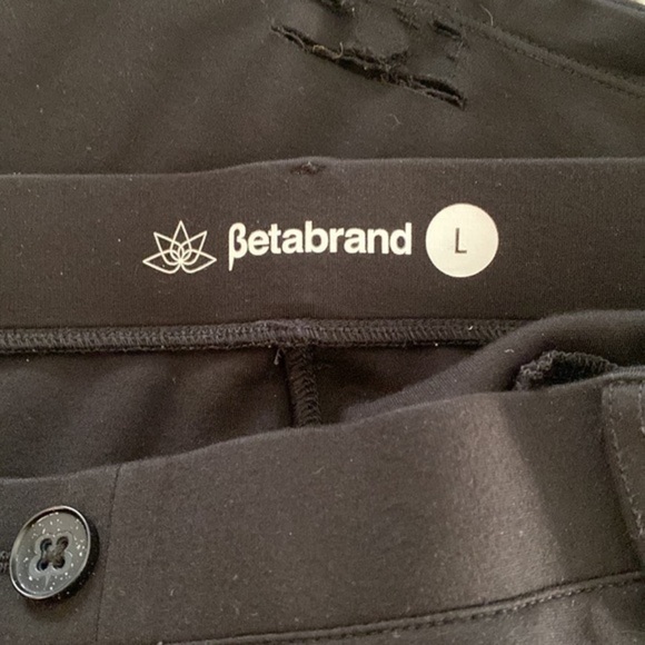 Betabrand Black Bootcut Classic Dress Yoga Pants Large L - Picture 12 of 13